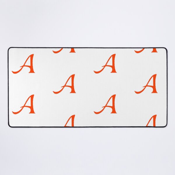 Item preview, Electric Orange Letter A – Spiky Script Calligraphy designed and sold by uncoXab.