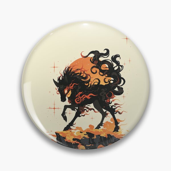 Item preview, Fiery Qilin Over Molten Ground designed and sold by Christian Weiss.
