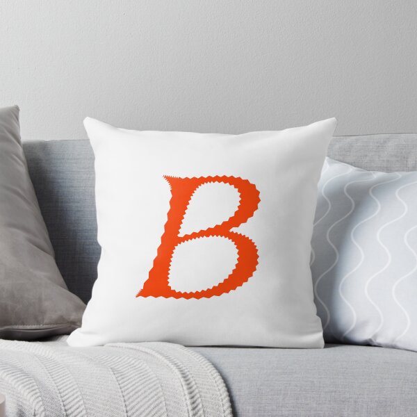 Item preview, Electric Orange Letter B – Spiky Script Calligraphy designed and sold by uncoXab.
