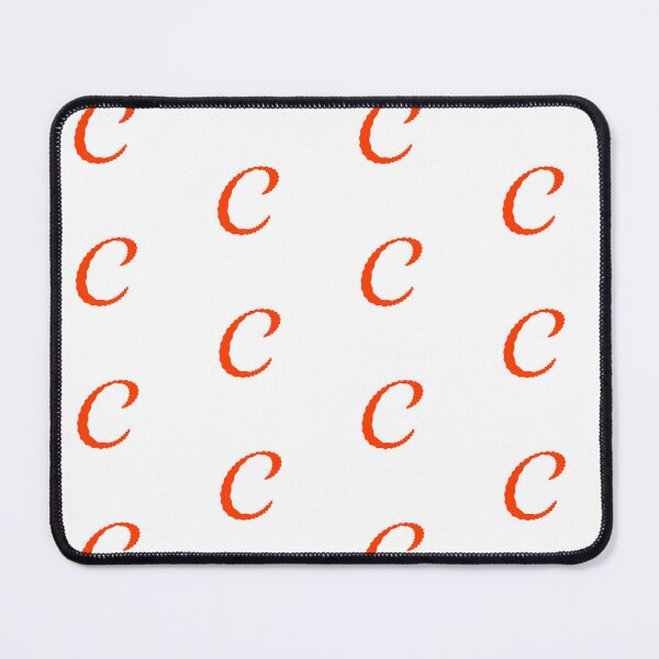 Item preview, Electric Orange Letter C – Spiky Script Calligraphy designed and sold by uncoXab.