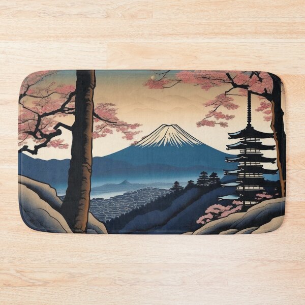 Item preview, Lantern Reflections – Traditional Japanese Dusk Artwork designed and sold by Vandy Fullam.