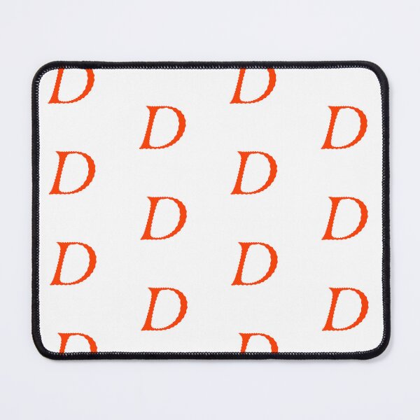 Item preview, Electric Orange Letter D – Spiky Script Calligraphy designed and sold by uncoXab.