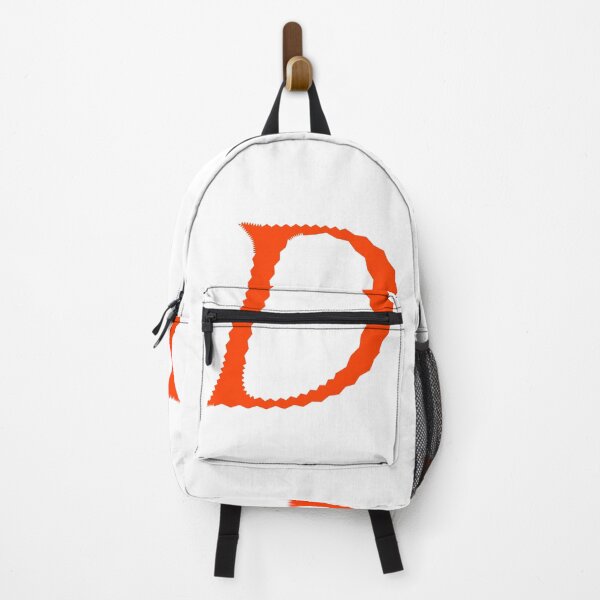Item preview, Electric Orange Letter D – Spiky Script Calligraphy designed and sold by uncoXab.