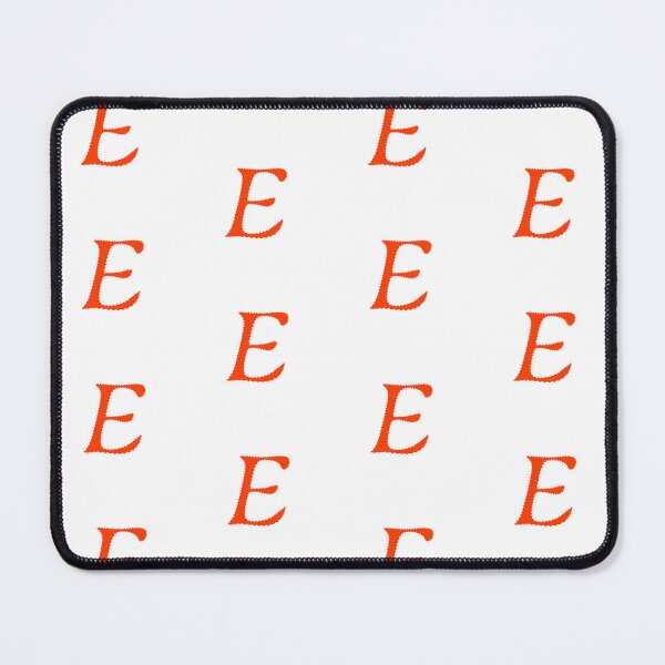 Item preview, Electric Orange Letter E – Spiky Script Calligraphy designed and sold by uncoXab.