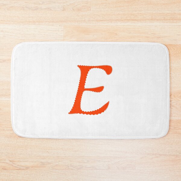 Item preview, Electric Orange Letter E – Spiky Script Calligraphy designed and sold by uncoXab.
