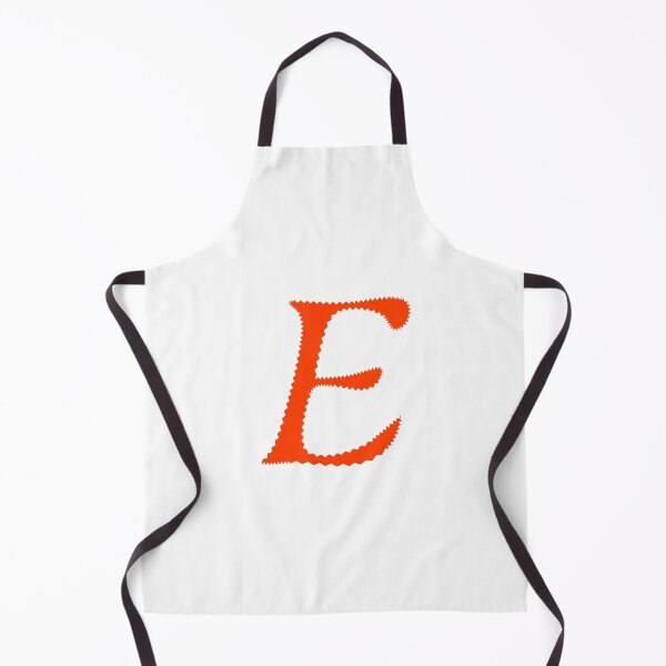 Item preview, Electric Orange Letter E – Spiky Script Calligraphy designed and sold by uncoXab.