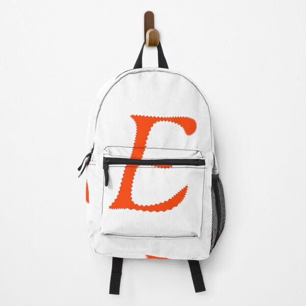 Item preview, Electric Orange Letter E – Spiky Script Calligraphy designed and sold by uncoXab.