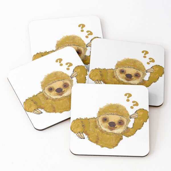 Item preview, Cute and funny design of a curious sloth designed and sold by Ach&Koor.