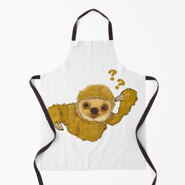 Item preview, Cute and funny design of a curious sloth designed and sold by Ach&Koor.