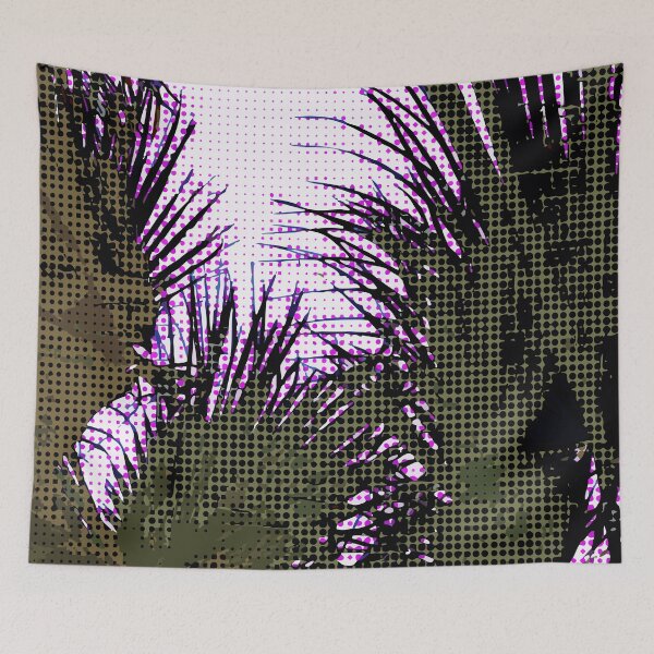 Item preview, PALM TREE POP ART. PINK/GREEN/BLACK. designed and sold by 5hertz.