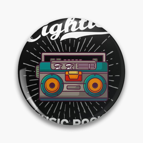 Item preview, Eighties Music Rocks 80S Boom Box Gift designed and sold by hanneloreguzon.