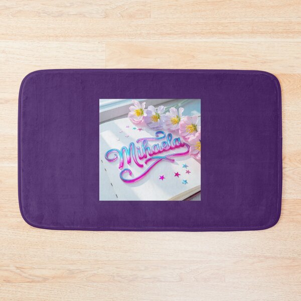 Item preview, Mihaela Name Art  Pink Blue Gradient Script designed and sold by Steven Howard.