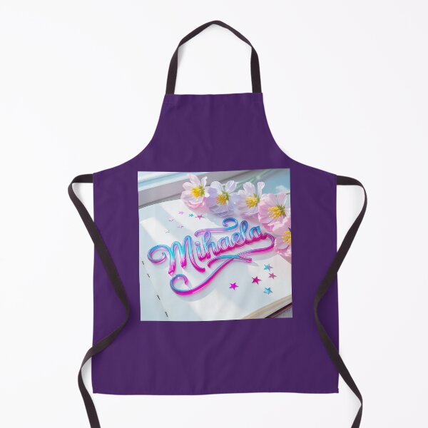Item preview, Mihaela Name Art Pink Blue Gradient Script designed and sold by Steven Howard.