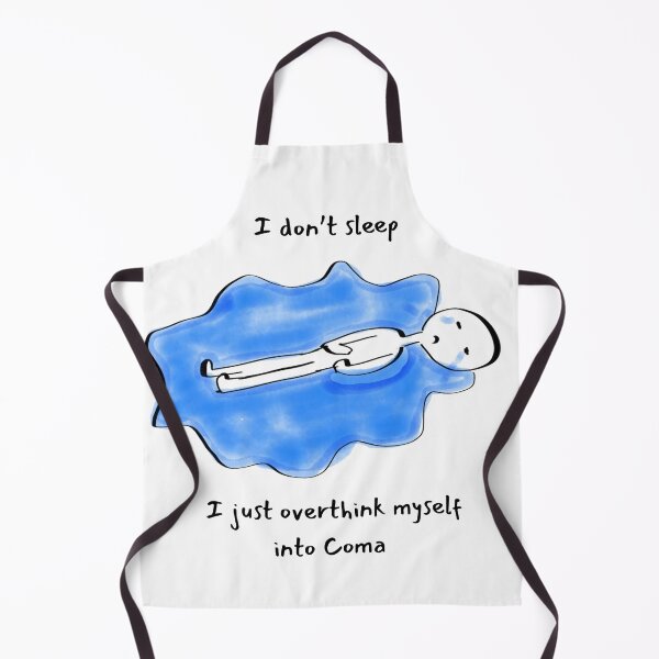 Item preview, Funny Sticker- Insomnia designed and sold by DigiHavenry.