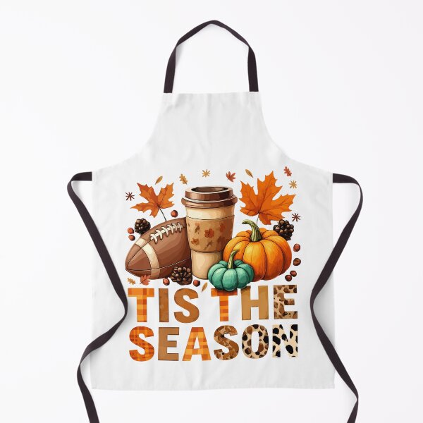 Item preview, Tis the season fall time with Football and Coffee designed and sold by HandicraftArt.