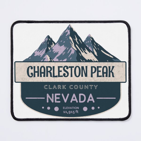 Item preview, Charleston Peak, Clark County, Nevada, Mountain Design designed and sold by Wanderful-roads.