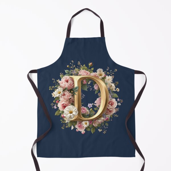 Item preview, Floral Monogram Letter D Wall Art – Elegant Gold Initial D with Roses & Peonies | Personalized Wedding Gift, Nursery Decor, Feminine Botanical Initial D Print designed and sold by AmenAlways.