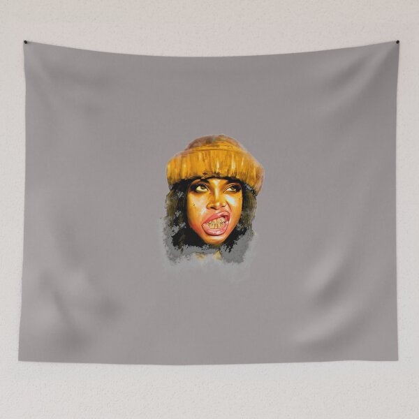 Artikelvorschau, ERYKAH-BADU--VINTAGE-RNB-T-SHIRT entworfen und verkauft von michaelsanos.