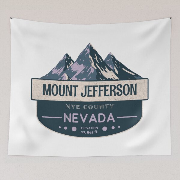 Item preview, Mount Jefferson, Nye County, Nevada, Mountain Design designed and sold by Wanderful-roads.