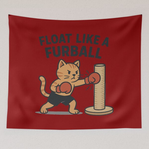 Item preview, Float Like a Furball designed and sold by SillyPawsStudio.