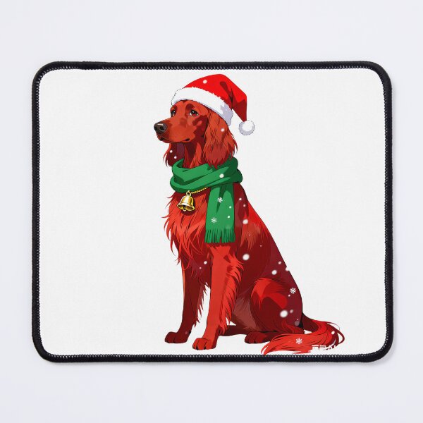 Item preview, Irish Setter Merry Christmas designed and sold by forget45studio.