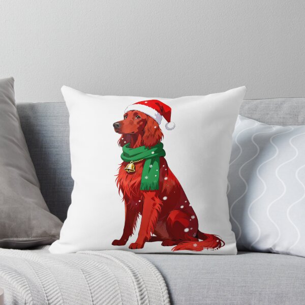 Item preview, Irish Setter Merry Christmas designed and sold by forget45studio.