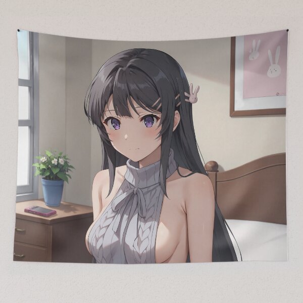 Item preview, Mai Sakurajima Intimate Room Bunny Girl Senpai Anime Girl designed and sold by thedarvills.