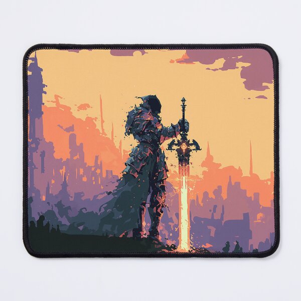 Item preview, Dark Knight with Burning Sword designed and sold by Christian Weiss.