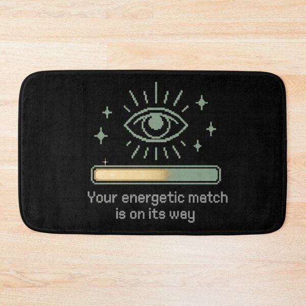 Item preview, Your Energetic Match Is On Its Way | Retro Pixel Progress Bar Spiritual Sticker & Printable Art | Printable Wall Art & Printable Sticker designed and sold by HerDreamCodes.