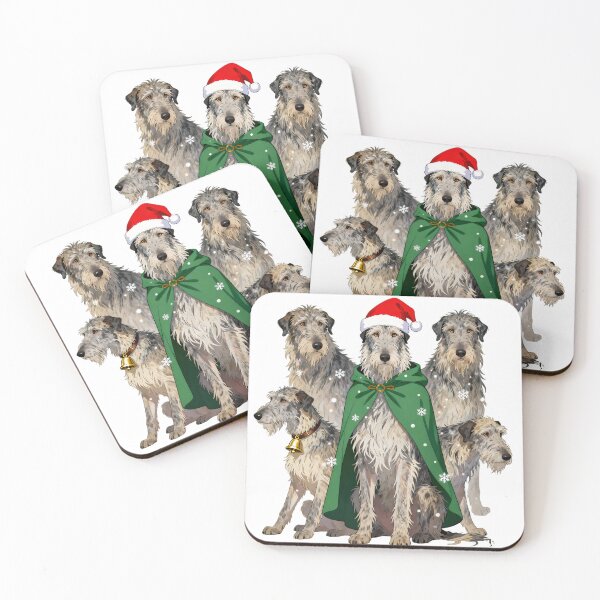 Item preview, Irish Wolfhound Merry Christmas designed and sold by forget45studio.