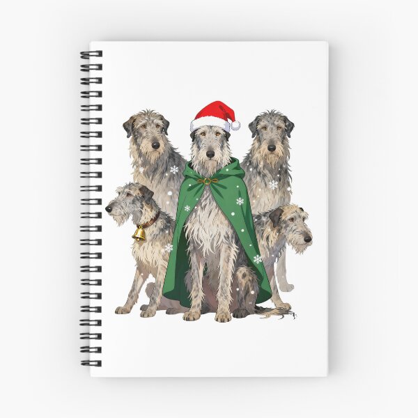 Item preview, Irish Wolfhound Merry Christmas designed and sold by forget45studio.