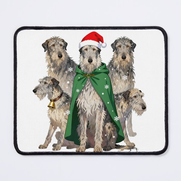 Item preview, Irish Wolfhound Merry Christmas designed and sold by forget45studio.