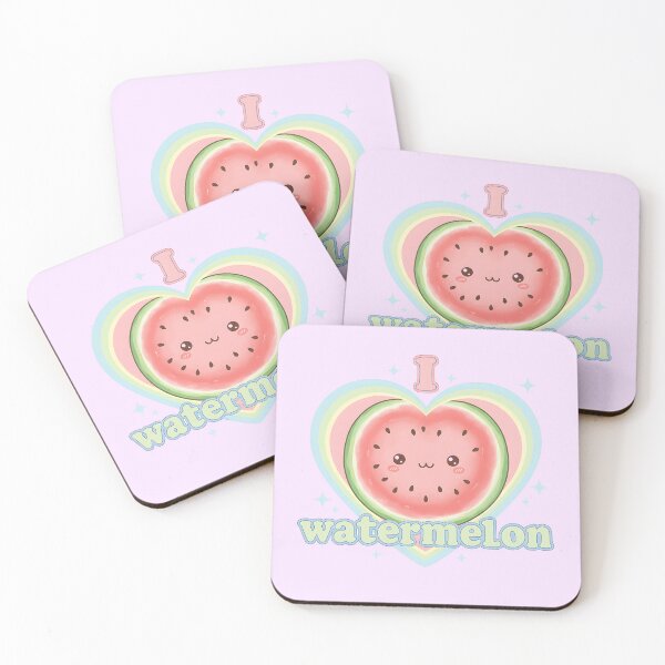 Item preview, Kawaii I Love Watermelon designed and sold by Itsheartshop.