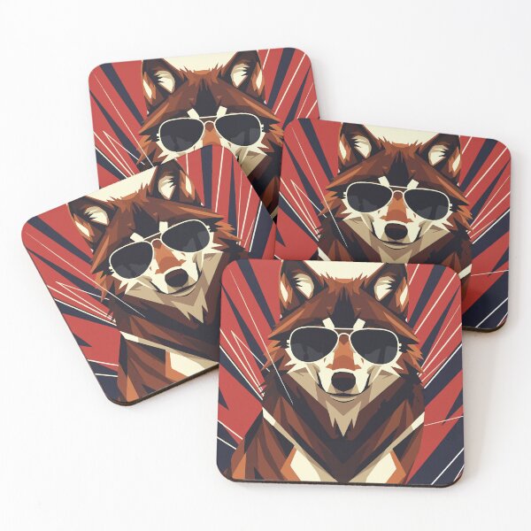 Item preview, Cool Wolf with Sunglasses designed and sold by sicty09Design.
