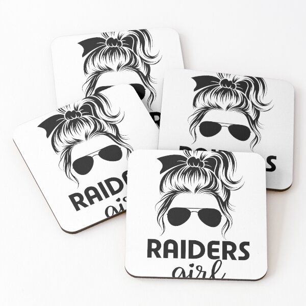 Item preview, Raiders Girl – Messy Bun and Aviator Sunglasses Graphic designed and sold by haitrieuic96.
