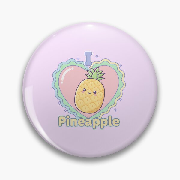 Item preview, Kawaii I Love Pineapple designed and sold by Itsheartshop.