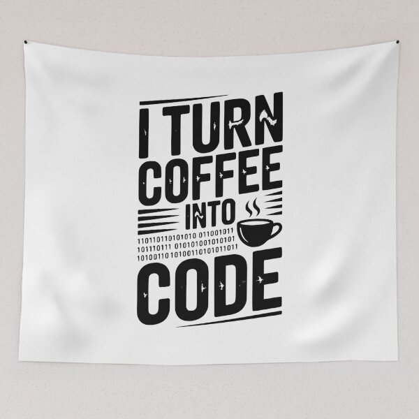 Aperçu de l'œuvre Je transforme le café en code créée et vendue par Frank Ring.