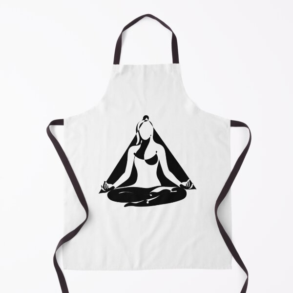 Item preview, Black Shadow Art - Yoga Meditation Yogini designed and sold by altandesign.