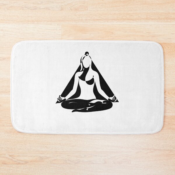Item preview, Black Shadow Art - Yoga Meditation Yogini designed and sold by altandesign.