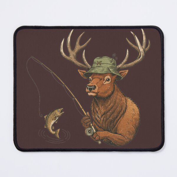 Item preview, An Elk Mounted while Fishing designed and sold by Too Kool Designing .