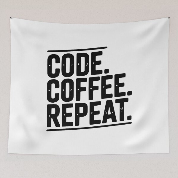 Item preview, Code Coffee Repeat designed and sold by Frank Ring.