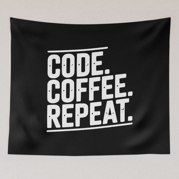 Item preview, Code Coffee Repeat designed and sold by Frank Ring.