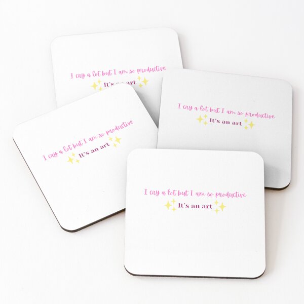 Item preview, Taylor Swift "I cry a lot but I am so productive, it's an art" design designed and sold by Eve's Designs.