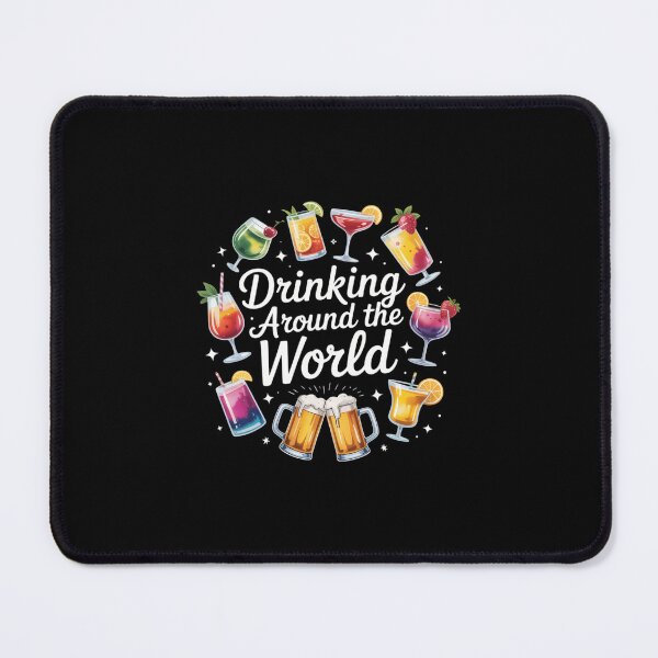Item preview, Drinking Around The World Funny Travel Cocktail designed and sold by aidenpier.