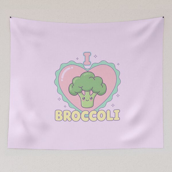 Item preview, Kawaii I Love Broccoli designed and sold by Itsheartshop.