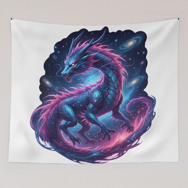 Item preview, Cosmic Celestial Dragon with Stars  designed and sold by StickyGuys.