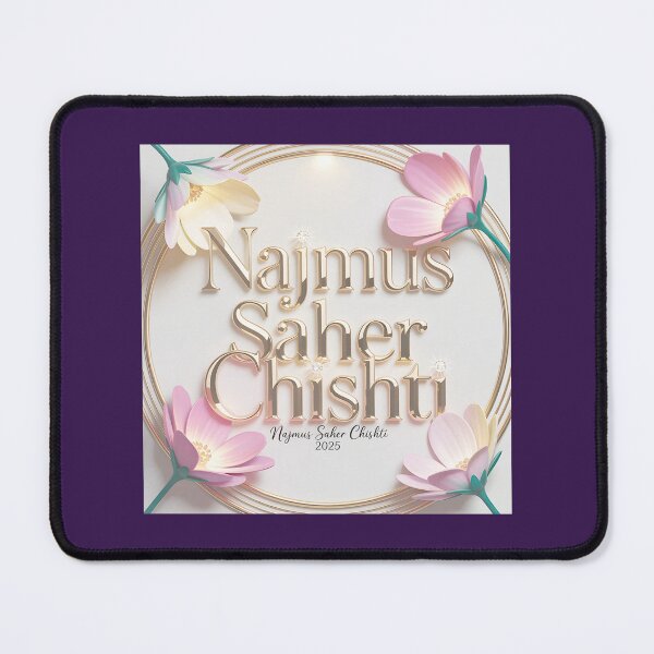 Item preview, Najmus Saher Chishti 2025 Floral Design designed and sold by Amber Thomas.