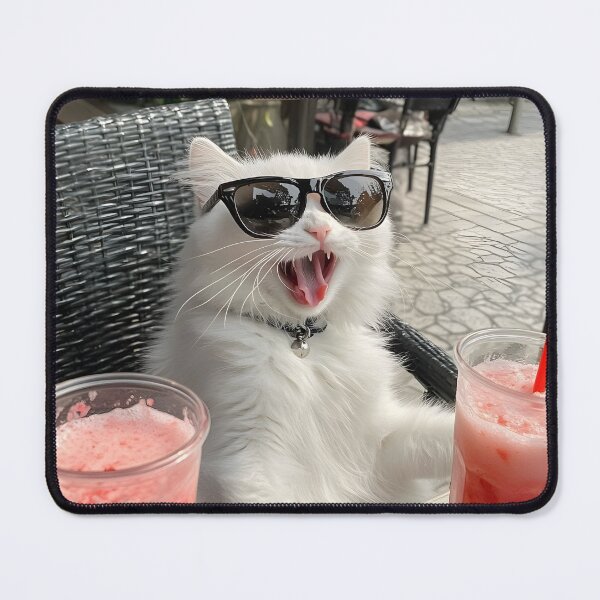 Item preview, Demure cats with glasses designed and sold by FigmaCreations.