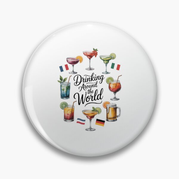 Item preview, Drinking Around The World Vacation Drinking Showcase Funny designed and sold by aidenpier.