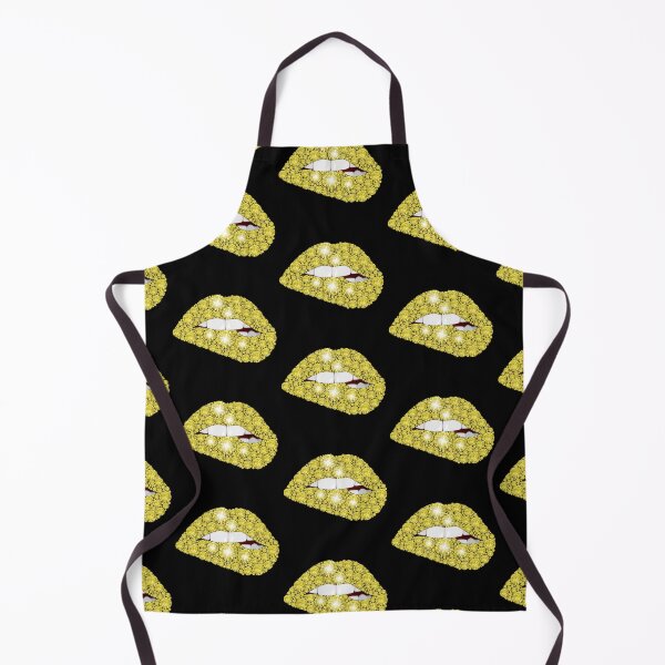 Item preview, Golden Diamond Lips – Sparkling Glam Pop Art Design designed and sold by Dragonfly-10.